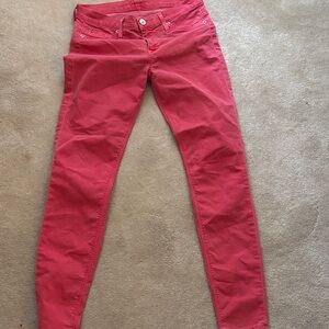 Hudson Jeans Bold Scarlet Denim